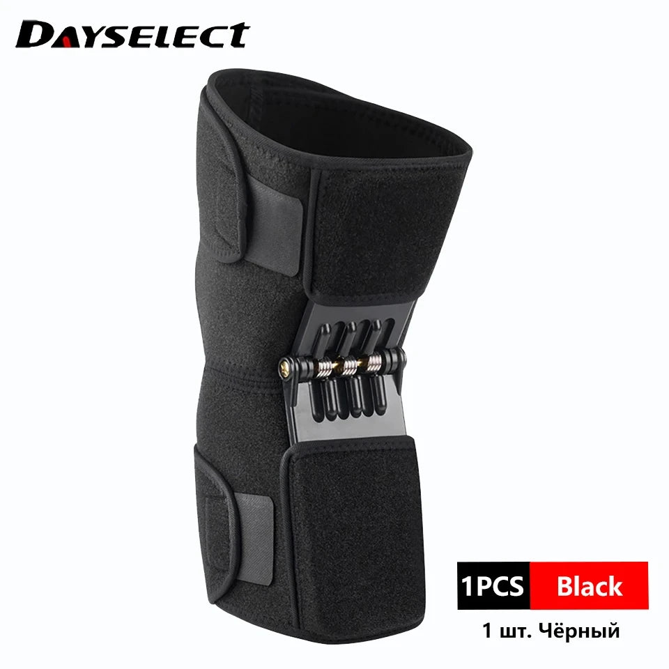 Knee Support Brace with Spring Stabilizer