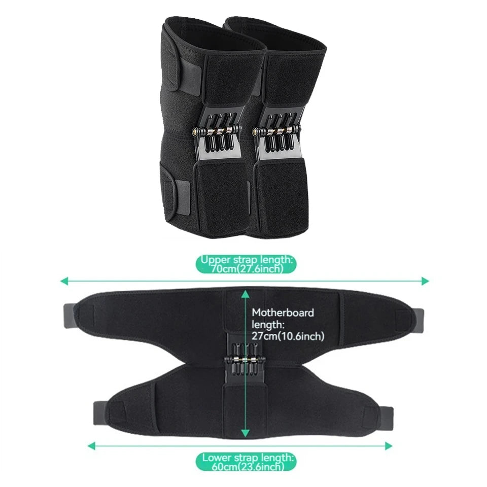 Knee Support Brace with Spring Stabilizer